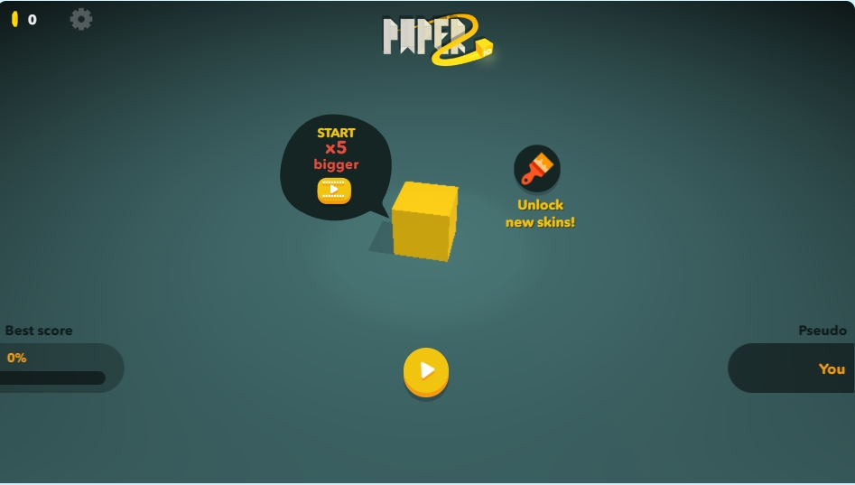 Paperio 2 gameplay - territory capture