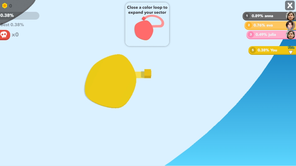 Paperio 2 multiplayer gameplay